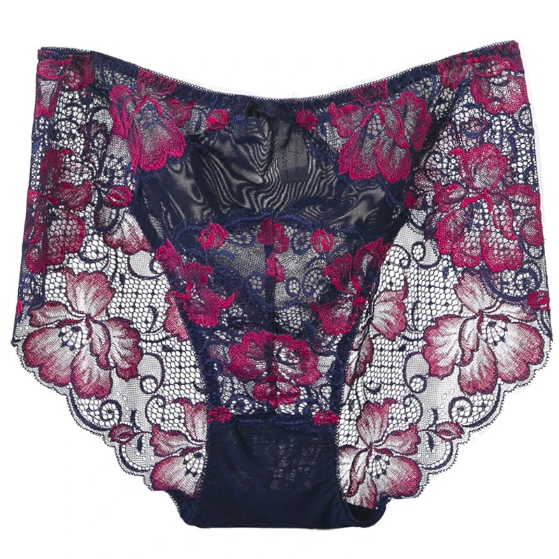 High-end luxury lace flowers Transparent sexy Briefs Women Underwears plus size 7XL high waist Panties
High-end luxury lace flowers Transparent sexy Briefs Women Underwears plus size 7XL high waist Panties