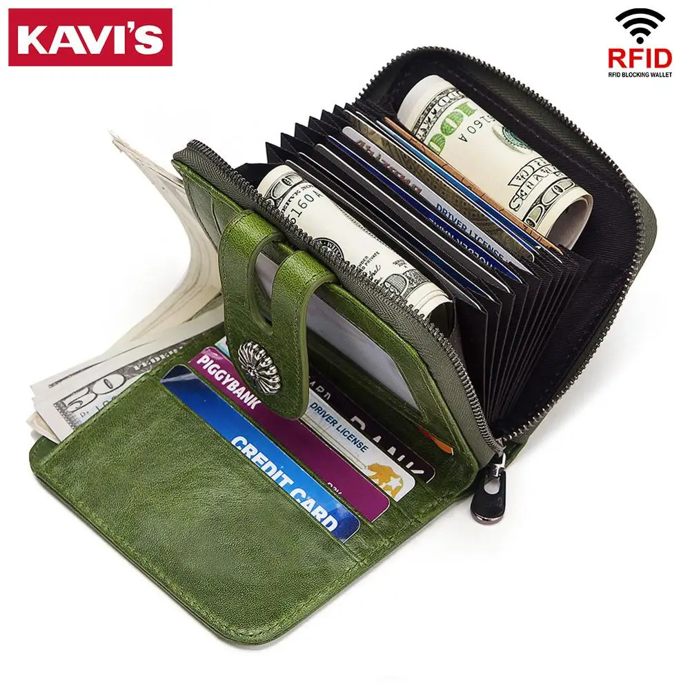 KAVIS Genuine Leather Card Holder Women Wallet Female Red Color Coin Purse Small Multifunction Portomonee Money Bag Lady Mini
KAVIS Genuine Leather Card Holder Women Wallet Female Red Color Coin Purse Small Multifunction Portomonee Money Bag Lady Mini