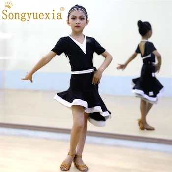 Songyuexia Girls Latin Dresses For Dancing Nylon Soft Cloth Good Elasticity For Rumba Samba Children Tango Latin Skirt
Songyuexia Girls Latin Dresses For Dancing Nylon Soft Cloth Good Elasticity For Rumba Samba Children Tango Latin Skirt