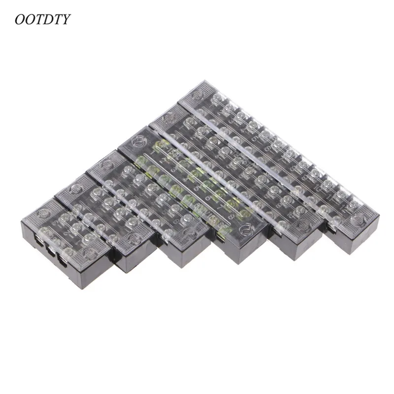 OOTDTY 600V 15A 3/4/6/8/10/12 Positions Dual Row Barrier Screw Terminal Block Wire Connector
OOTDTY 600V 15A 3/4/6/8/10/12 Positions Dual Row Barrier Screw Terminal Block Wire Connector