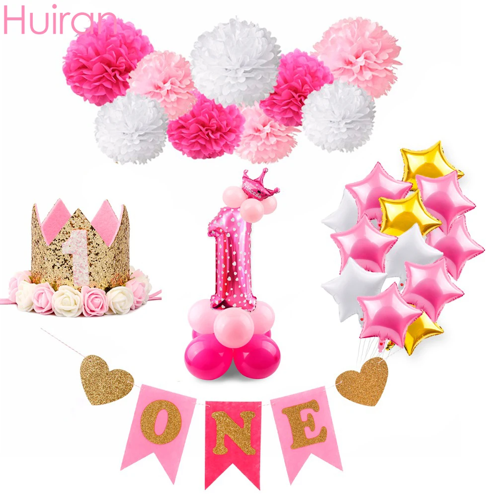 HUIRAN Pink Blue 1st Birthday Decor Gender Reveal Birthday Balloons First Birthday Party Decor Baloon Balon Baby Shower Favors
HUIRAN Pink Blue 1st Birthday Decor Gender Reveal Birthday Balloons First Birthday Party Decor Baloon Balon Baby Shower Favors