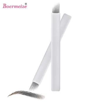 Tattoo Needles Microblading Blades 50Pcs 7/9/11 Pin Permanent Makeup Eyebrow Lip Eyeliner Embroidery Sterilized for Manual Pen
Tattoo Needles Microblading Blades 50Pcs 7/9/11 Pin Permanent Makeup Eyebrow Lip Eyeliner Embroidery Sterilized for Manual Pen