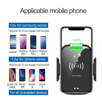 Acuas Car Fast Intelligent Infrared Wireless Charger Air Vent Car Mount Phone Holder For Mobile Phone
Acuas Car Fast Intelligent Infrared Wireless Charger Air Vent Car Mount Phone Holder For Mobile Phone