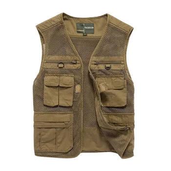 Hot Sale!!! Summer high quality Mesh Vest/Casual Waistcoat/ Men's summer Vest Jackets/Summer Photography Vest Size L-4XL
Hot Sale!!! Summer high quality Mesh Vest/Casual Waistcoat/ Men's summer Vest Jackets/Summer Photography Vest Size L-4XL