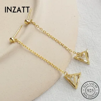 INZATT Pure 925 Sterling Silver Geometric Hollow Solid triangle pearl Dangle Drop Earrings For Fashion Women tassel punk Jewelry
INZATT Pure 925 Sterling Silver Geometric Hollow Solid triangle pearl Dangle Drop Earrings For Fashion Women tassel punk Jewelry