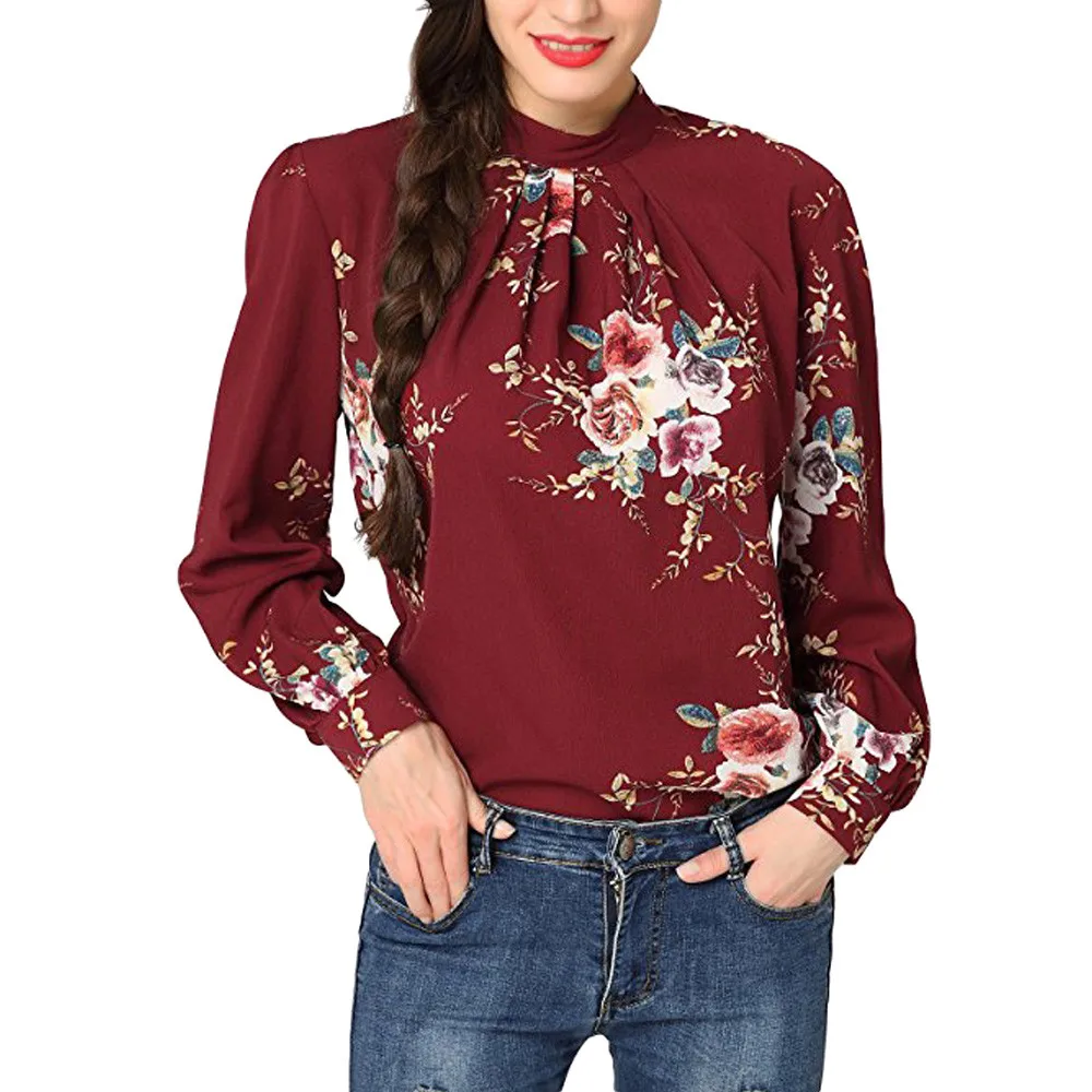 New Summer Women White Shirt Roupas Feminina Tops Long Sleeve O-Neck Chiffon Shirts Fashion Floral Printed Blouse Chemise Femme
New Summer Women White Shirt Roupas Feminina Tops Long Sleeve O-Neck Chiffon Shirts Fashion Floral Printed Blouse Chemise Femme
