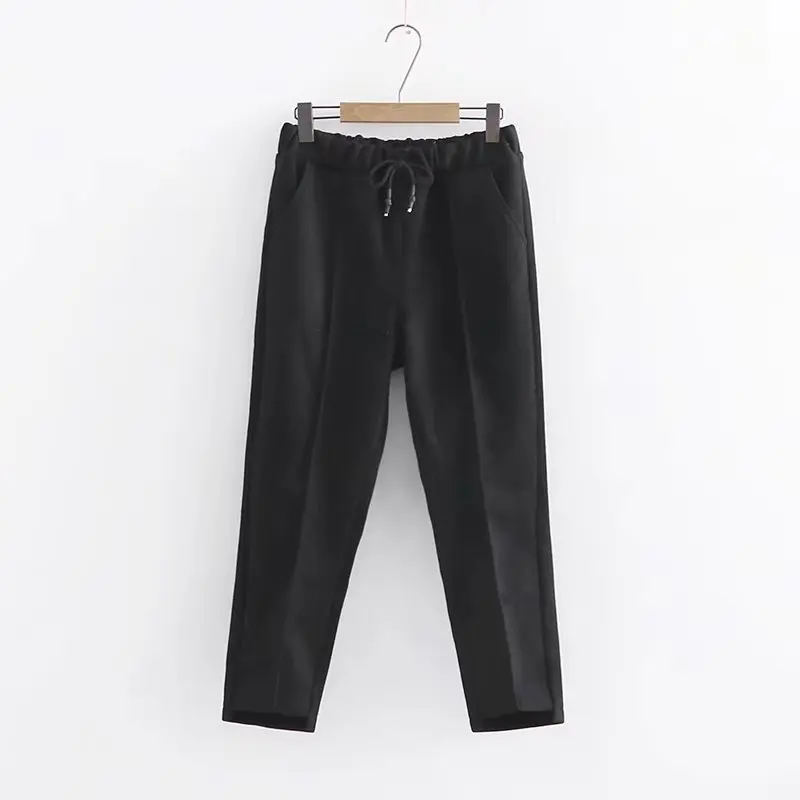 2018 Plus size 6XL Fashion spring Skinny women Woolen Harem pants pocket Elastic Waist 6XL loose trousers oversized black gray
2018 Plus size 6XL Fashion spring Skinny women Woolen Harem pants pocket Elastic Waist 6XL loose trousers oversized black gray