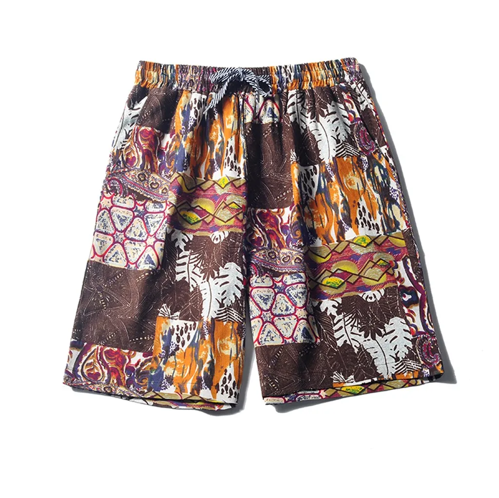 Men's Summer Casual Cotton Linen printed stretch belt Loose beach shorts Pnts Running Sports Surffing shorts Plus Size L413A
Men's Summer Casual Cotton Linen printed stretch belt Loose beach shorts Pnts Running Sports Surffing shorts Plus Size L413A