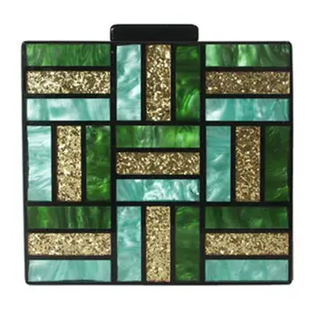 New Fashion Women Evening Bag Cute Green Gold Acrylic Handbags Luxury Square Party Prom Wedding Bags Casual Vintage Clutch
New Fashion Women Evening Bag Cute Green Gold Acrylic Handbags Luxury Square Party Prom Wedding Bags Casual Vintage Clutch