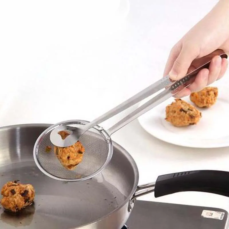 1pc Stainless Steel Spoon Kitchen Oil-frying Basket With Clip Multi-functional Kitchen Strainer Accessories Tools
1pc Stainless Steel Spoon Kitchen Oil-frying Basket With Clip Multi-functional Kitchen Strainer Accessories Tools