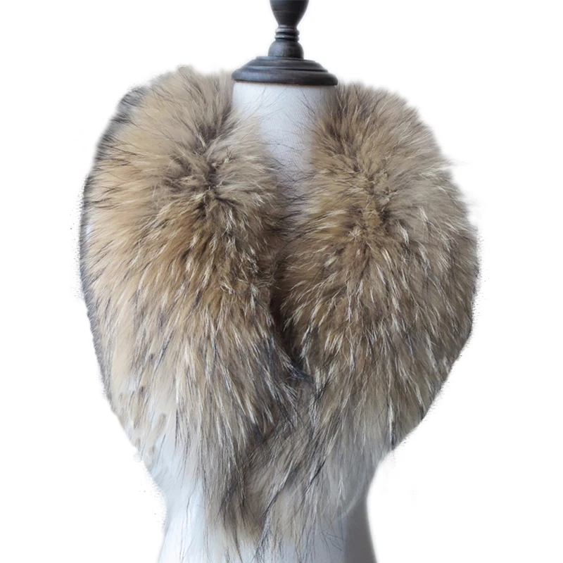 Women Real Natural Raccoon Dog Fur Collar Scarf Mens Brown Length=80cm(Lining*15cm) 
Women Real Natural Raccoon Dog Fur Collar Scarf Mens Brown Length=80cm(Lining*15cm)