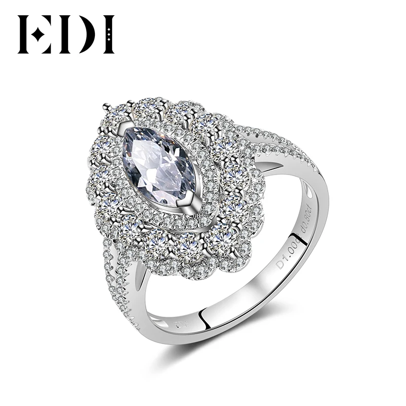 EDI Luxurious 14k 585 White Marquise Cut Ring For Women Wedding Engagement Jewelry For Brides Rings Fine Jewlery Decoration
EDI Luxurious 14k 585 White Marquise Cut Ring For Women Wedding Engagement Jewelry For Brides Rings Fine Jewlery Decoration