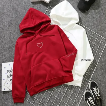 Sweatshirt Women Hoodie Baseball Girl Jackets Button Heart Printed Streetwear Autumn Winter Spring Warm Girl Clothes
Sweatshirt Women Hoodie Baseball Girl Jackets Button Heart Printed Streetwear Autumn Winter Spring Warm Girl Clothes