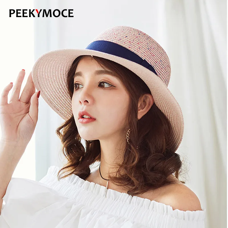 Peekymoce Casual Straw Hats For Women Female Summer Sun Hat Mix Color Point Folding Visor Beach Sombrero Beach Hat Girls Cap
Peekymoce Casual Straw Hats For Women Female Summer Sun Hat Mix Color Point Folding Visor Beach Sombrero Beach Hat Girls Cap