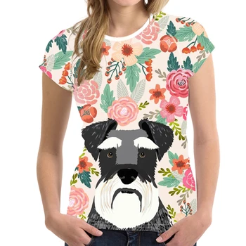 FORUDESIGNS Ladies T Shirt Polyster Top Tee Shirt Femme Kawaii Cartoon Dog Tshirt Woman Tops Summer T-shirts Camisetas Mujer
FORUDESIGNS Ladies T Shirt Polyster Top Tee Shirt Femme Kawaii Cartoon Dog Tshirt Woman Tops Summer T-shirts Camisetas Mujer