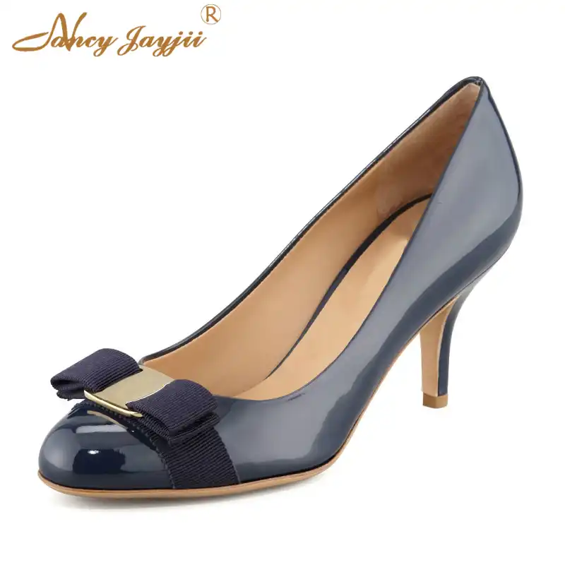 cute navy blue heels