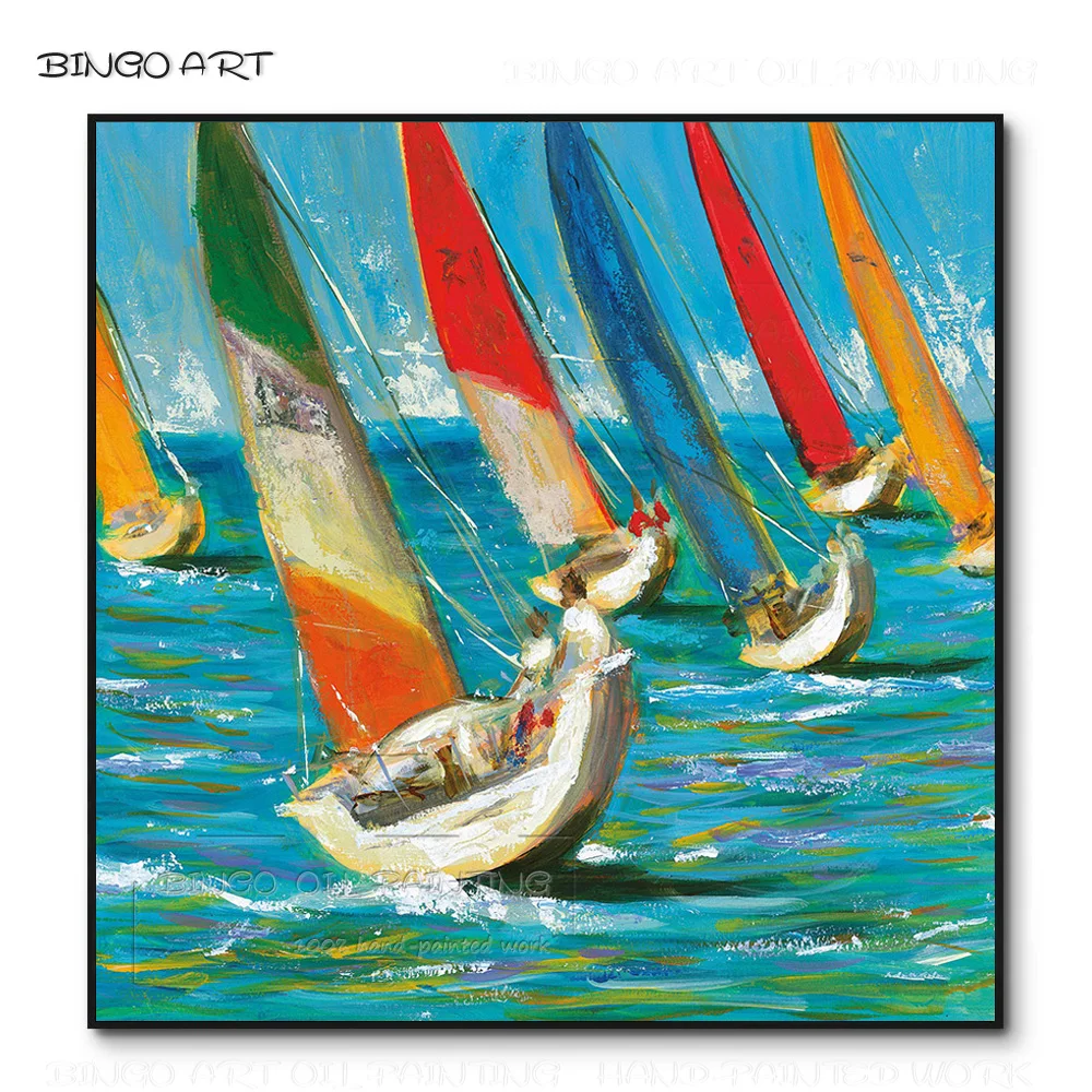 Artist Hand-painted Fashion Design Large Canvas Painting Boat Oil Painting on Canvas Special Landscape Boat in Wind Oil Painting
Artist Hand-painted Fashion Design Large Canvas Painting Boat Oil Painting on Canvas Special Landscape Boat in Wind Oil Painting