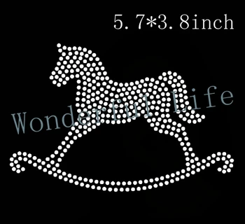 Free shipping rhinestone iron on transfer Rhinestone Iron On Transfer "Rocking Horse" Kids Crystal Bling Design
Free shipping rhinestone iron on transfer Rhinestone Iron On Transfer "Rocking Horse" Kids Crystal Bling Design