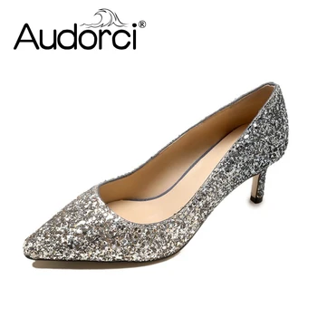 Audorci 2018 Summer Women's Fashion High Heels Woman Shallow Casual Thick High Heels Shoes Female Party Pumps Footwear Size35-39
Audorci 2018 Summer Women's Fashion High Heels Woman Shallow Casual Thick High Heels Shoes Female Party Pumps Footwear Size35-39