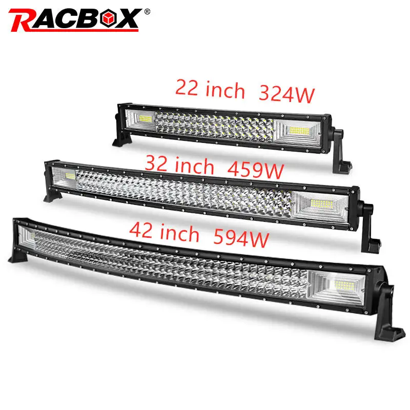 

LED Bar for UAZ 4x4 offroad 22 32 42 inch LED Light Bar 324w 459w 594w Spotlight LED Beam 12V 24V fog headlights LED Work light