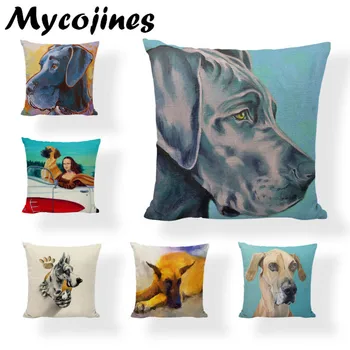 Watercolor Image Cushion Cover Cuteness Great Dane Beautiful Smile Mengnalis 17*17In Throw Pillow Decorate Home Living Room
Watercolor Image Cushion Cover Cuteness Great Dane Beautiful Smile Mengnalis 17*17In Throw Pillow Decorate Home Living Room