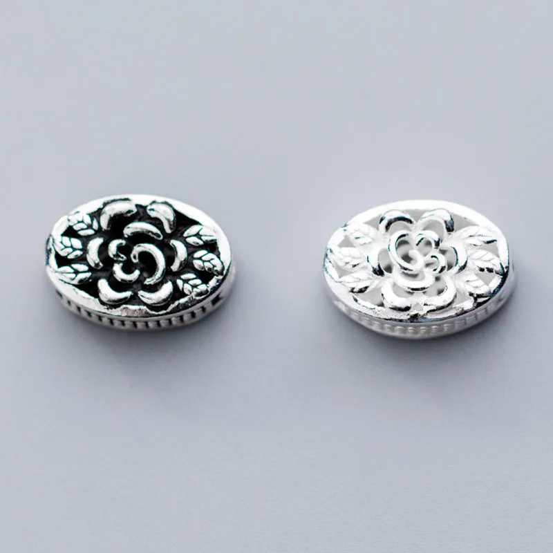 100% 925 Sterling Silver Cameo Carved Oval Spacer Beads 15x10mm High Quality Flower Charm Beads DIY Women Jewelry Making Gift
100% 925 Sterling Silver Cameo Carved Oval Spacer Beads 15x10mm High Quality Flower Charm Beads DIY Women Jewelry Making Gift