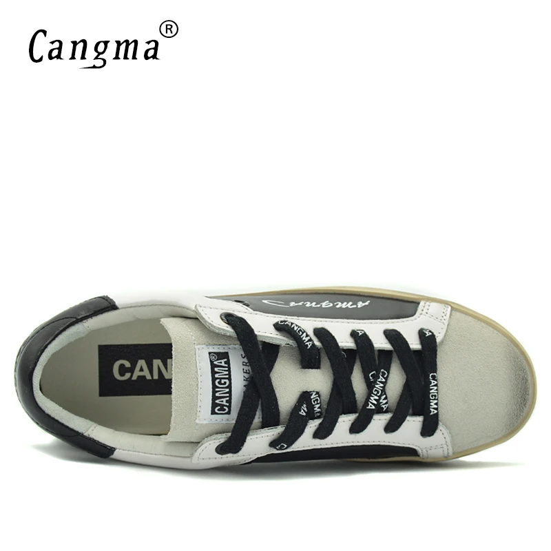 CANGMA Luxury Brand Designer Sneakers Women Shoes Genuine Leather Suede Shoes Adult Casual Women's Vintage Ladies shoe 2021
CANGMA Luxury Brand Designer Sneakers Women Shoes Genuine Leather Suede Shoes Adult Casual Women's Vintage Ladies shoe 2021