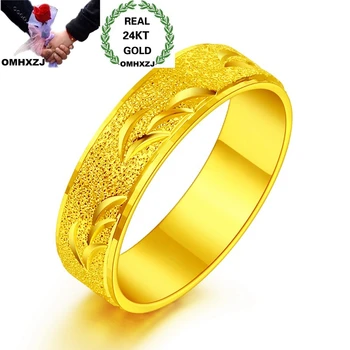 OMHXZJ Wholesale European Fashion Hot Jewelry Man Male Party Birthday Wedding Gift Vintage Simple Wide 24KT Gold Ring RR1010
OMHXZJ Wholesale European Fashion Hot Jewelry Man Male Party Birthday Wedding Gift Vintage Simple Wide 24KT Gold Ring RR1010