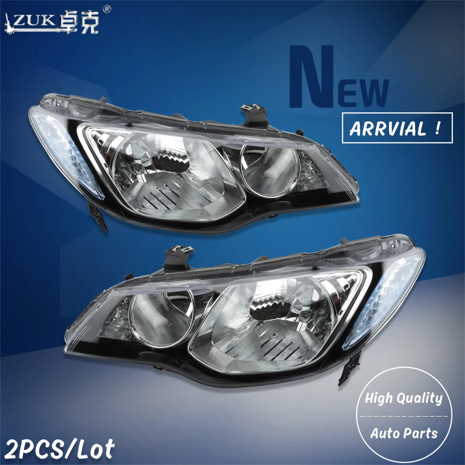 ZUK 2PCS High Quality Left and Right Front Headlight Headlamp Head Light Lamp For HONDA CIVIC FD1 FD2 2006-2011 CIIMO C14 2012
ZUK 2PCS High Quality Left and Right Front Headlight Headlamp Head Light Lamp For HONDA CIVIC FD1 FD2 2006-2011 CIIMO C14 2012