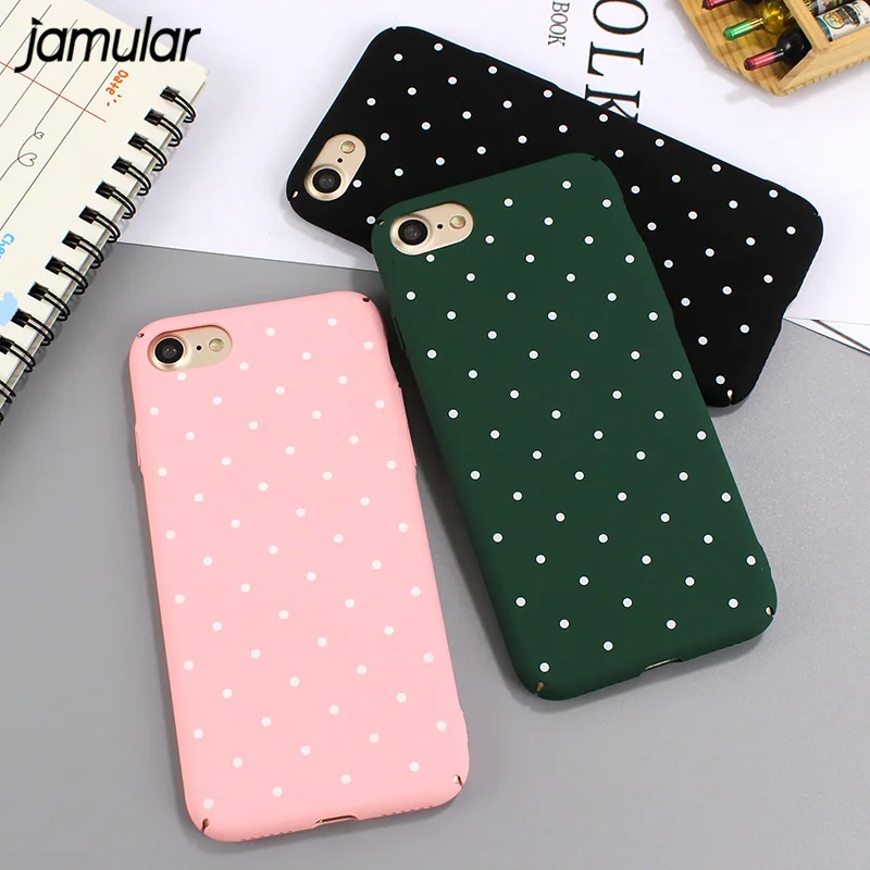 JAMULAR Point Dot Hard Case For iPhone 8 6 6s 7 Plus Matte PC Full Protective Back Cover For iPhone 7 6 6s Plus Fundas Coque
JAMULAR Point Dot Hard Case For iPhone 8 6 6s 7 Plus Matte PC Full Protective Back Cover For iPhone 7 6 6s Plus Fundas Coque