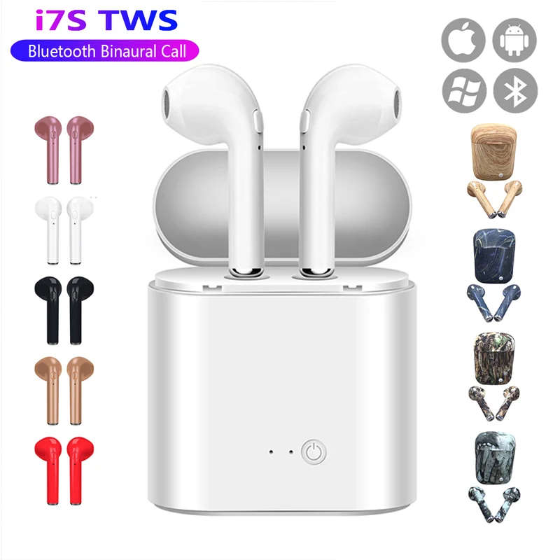 I7s TWS Bluetooth Earphone Stereo Earbud Bluetooth Headset with Charging Pod Wireless Headsets for All Smart Phone
I7s TWS Bluetooth Earphone Stereo Earbud Bluetooth Headset with Charging Pod Wireless Headsets for All Smart Phone