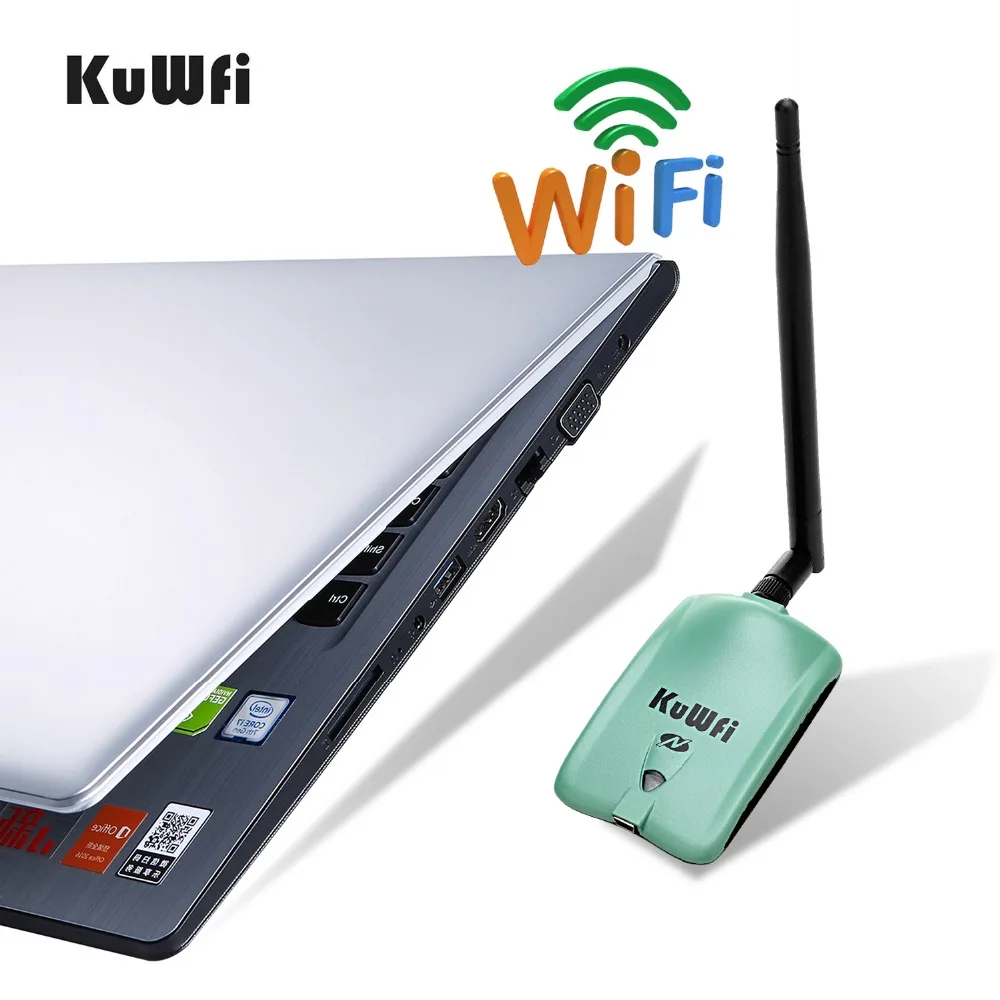 Kuwfi High Power PC WiFi Adapter Ralink3070L 2000mW Wireless N USB Wifi Adapter 150Mbps Wireless USB Wifi Network Card For PC/TV
Kuwfi High Power PC WiFi Adapter Ralink3070L 2000mW Wireless N USB Wifi Adapter 150Mbps Wireless USB Wifi Network Card For PC/TV