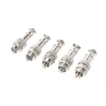Aviation Plug Male & Female Wire Panel Metal Connector 12mm 2/3/4/5/6 Pin GX12
Aviation Plug Male & Female Wire Panel Metal Connector 12mm 2/3/4/5/6 Pin GX12
