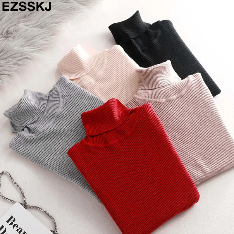 2019 Knitted Women high neck Sweater Pullovers Turtleneck Autumn Winter Basic Women Sweaters Slim Fit Black
2019 Knitted Women high neck Sweater Pullovers Turtleneck Autumn Winter Basic Women Sweaters Slim Fit Black