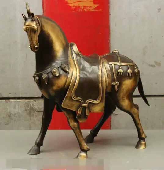 S06594 21" Giant Chinese Fengshui Pure Bronze Auspicious Zodiac Horse Home Storn Statue discount 30% (C0324)
S06594 21" Giant Chinese Fengshui Pure Bronze Auspicious Zodiac Horse Home Storn Statue discount 30% (C0324)