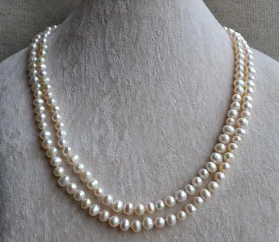 Handmade Long Pearl Necklace,40 inches 6-7mm White Freshwater Pearl Necklace,Real Pearl Jewellery,Bridesmaid Jewelry
Handmade Long Pearl Necklace,40 inches 6-7mm White Freshwater Pearl Necklace,Real Pearl Jewellery,Bridesmaid Jewelry