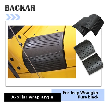 BACKAR Car Styling Hood A-pillar Wrap Cover Angle Protector For Jeep Wrangler Rubicon Unlimited Sahara JK 2007-2015 Accessories
BACKAR Car Styling Hood A-pillar Wrap Cover Angle Protector For Jeep Wrangler Rubicon Unlimited Sahara JK 2007-2015 Accessories