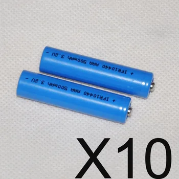 10pcs UNITEK IFR 3.2v 10440 li-ion battery 500mah LiFePO4 AAA rechargeable lithium ion cell for camera
10pcs UNITEK IFR 3.2v 10440 li-ion battery 500mah LiFePO4 AAA rechargeable lithium ion cell for camera