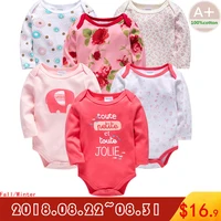 2018 autumn baby boy girl clothes cotton full sleeve baby clothing romper 0 3 6 9 12 months newborn baby clothes image