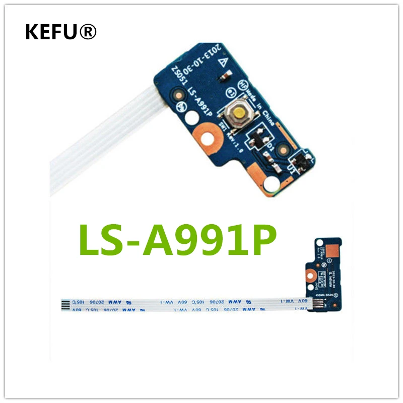 KEFU Free shipping For HP 15-G 15-R 250 256 G3 LS-A991P Power Button Switch Flex Cable Switch button cable Board
KEFU Free shipping For HP 15-G 15-R 250 256 G3 LS-A991P Power Button Switch Flex Cable Switch button cable Board