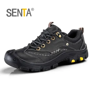SENTA High-quality Genuine Leather Men Hiking Shoes Climbing Sneakers Outdoor Waterproof Sport Trekking Mountain Camping Shoes 
SENTA High-quality Genuine Leather Men Hiking Shoes Climbing Sneakers Outdoor Waterproof Sport Trekking Mountain Camping Shoes