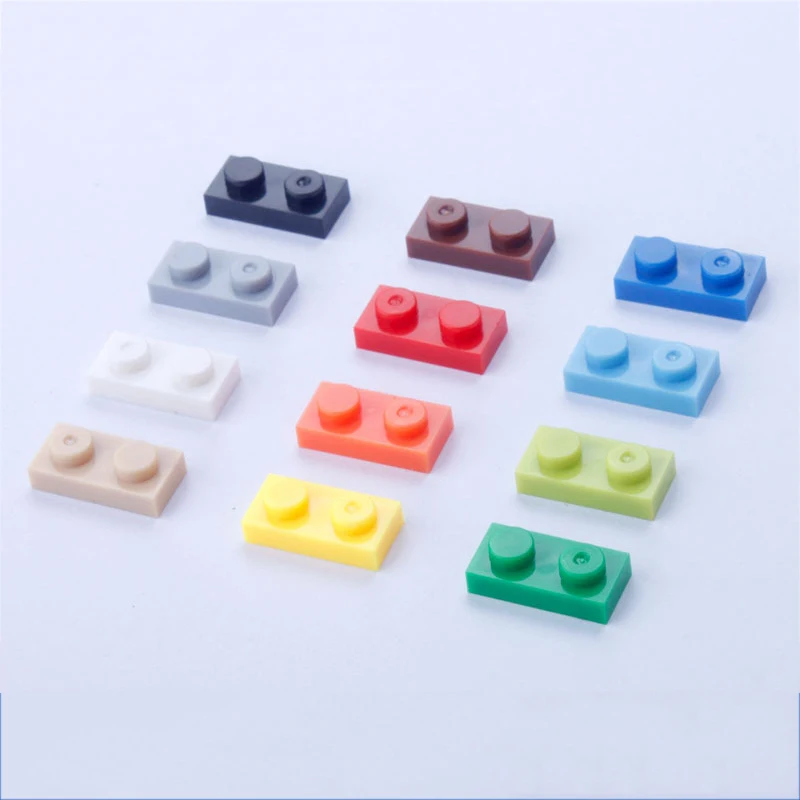 100pcs Plate 1x2 Bricks DIY Enlighten MOC Plastic Building Block Bricks Toys For Kids Compatible With Legoed Assembles Particles
100pcs Plate 1x2 Bricks DIY Enlighten MOC Plastic Building Block Bricks Toys For Kids Compatible With Legoed Assembles Particles