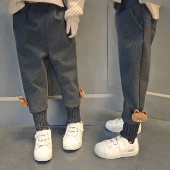 2019 Winter Baby Boys Girls Sport Leisure Pants kids plus velvet thicken trousers Children Warm Fleece Long pants Leggings Q35
2019 Winter Baby Boys Girls Sport Leisure Pants kids plus velvet thicken trousers Children Warm Fleece Long pants Leggings Q35