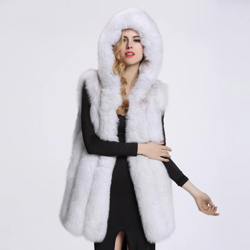 Savabien High Quality Faux Fur Vest Gilet Hooded Warm Women Fur Coats Fashion Elegant Fake Fur Jacket Festival Coats Streetwear
Savabien High Quality Faux Fur Vest Gilet Hooded Warm Women Fur Coats Fashion Elegant Fake Fur Jacket Festival Coats Streetwear