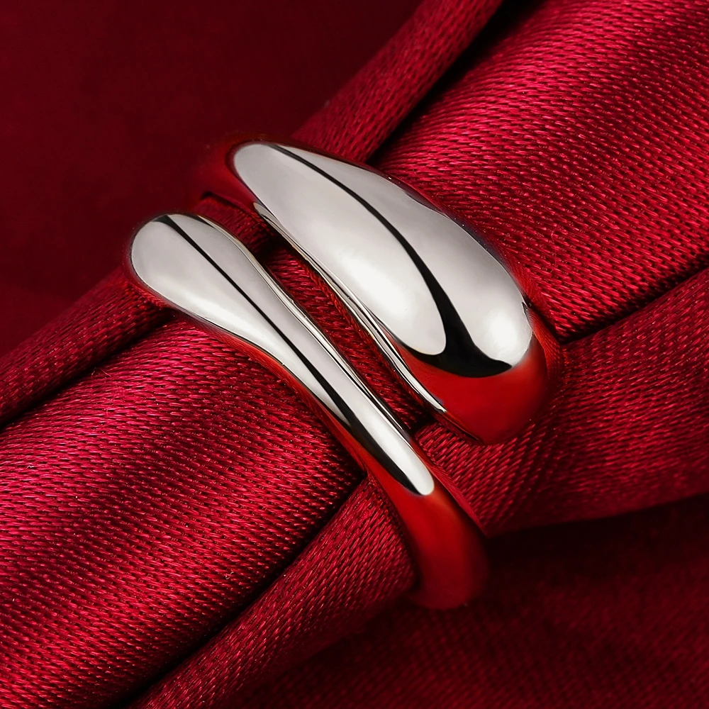 Women's Rings for Female Fashion Jewelry Drop Water Silver Color Party Dropshipping Best Selling
Women's Rings for Female Fashion Jewelry Drop Water Silver Color Party Dropshipping Best Selling