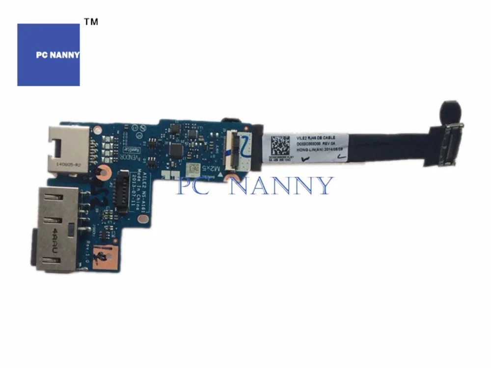 PC NANNY Original For Lenovo ThinkPad Edge E540 Laptop Ethernet DC Power Jack Board CMOS NS A046 AILE2 NS-A161 WORKS
PC NANNY Original For Lenovo ThinkPad Edge E540 Laptop Ethernet DC Power Jack Board CMOS NS A046 AILE2 NS-A161 WORKS