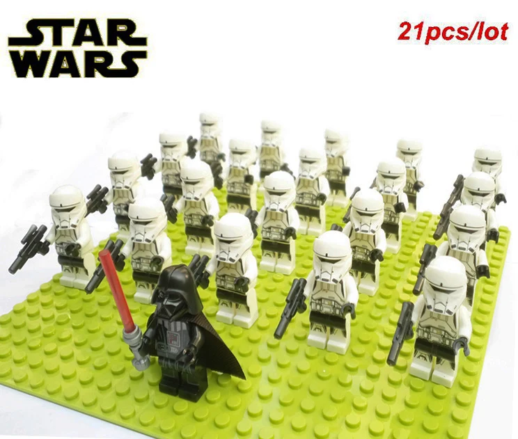 21pcs/lot STAR WARS Custom Imperial Hovertank Pilot SHORETROOPER DEATH TROOPER Compatible block kid toys
21pcs/lot STAR WARS Custom Imperial Hovertank Pilot SHORETROOPER DEATH TROOPER Compatible block kid toys