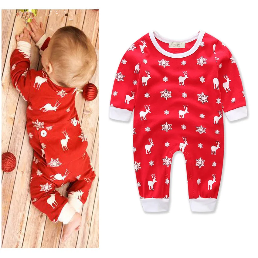 Autumn kids long sleeve cotton rompers fashion infant snowflakes tulips christmas overalls newborns wear new years gift 17A801
Autumn kids long sleeve cotton rompers fashion infant snowflakes tulips christmas overalls newborns wear new years gift 17A801