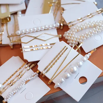 fashion simple personality hair clip for women with inlay faux pearl design hair Pins and clips headwear female barrettes
fashion simple personality hair clip for women with inlay faux pearl design hair Pins and clips headwear female barrettes