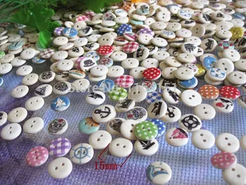 Wholesale Random mix 30 style 800pcs/lot bulk button Wooden buttons sewing scrapbooking accessories botao para artesanato 15mm
Wholesale Random mix 30 style 800pcs/lot bulk button Wooden buttons sewing scrapbooking accessories botao para artesanato 15mm